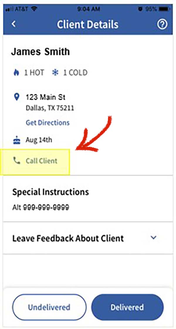 VNA Virtual Meals on Wheels delivery