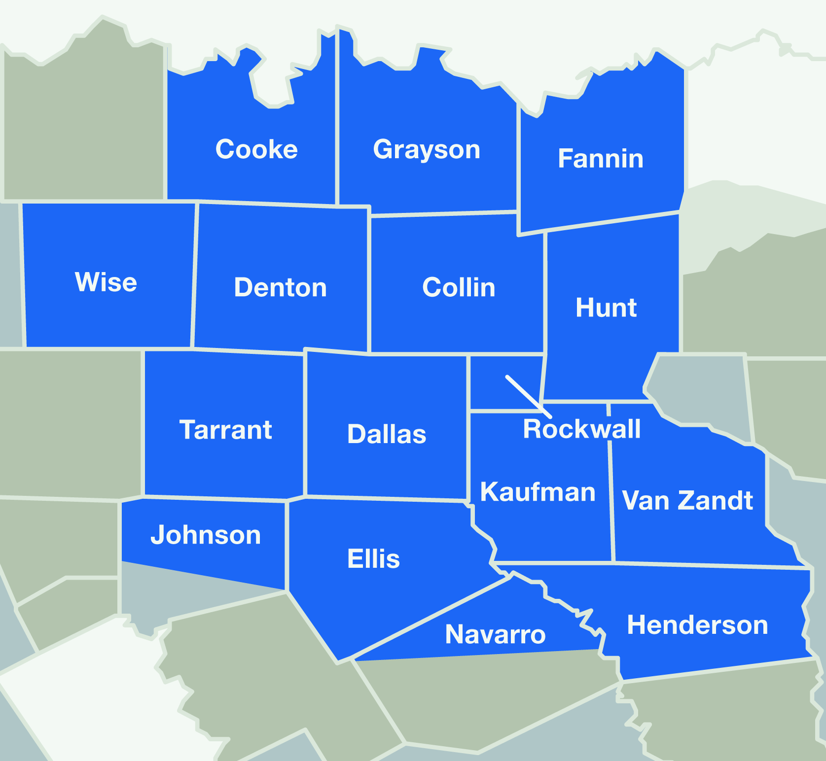 VNA Texas palliative care service areas