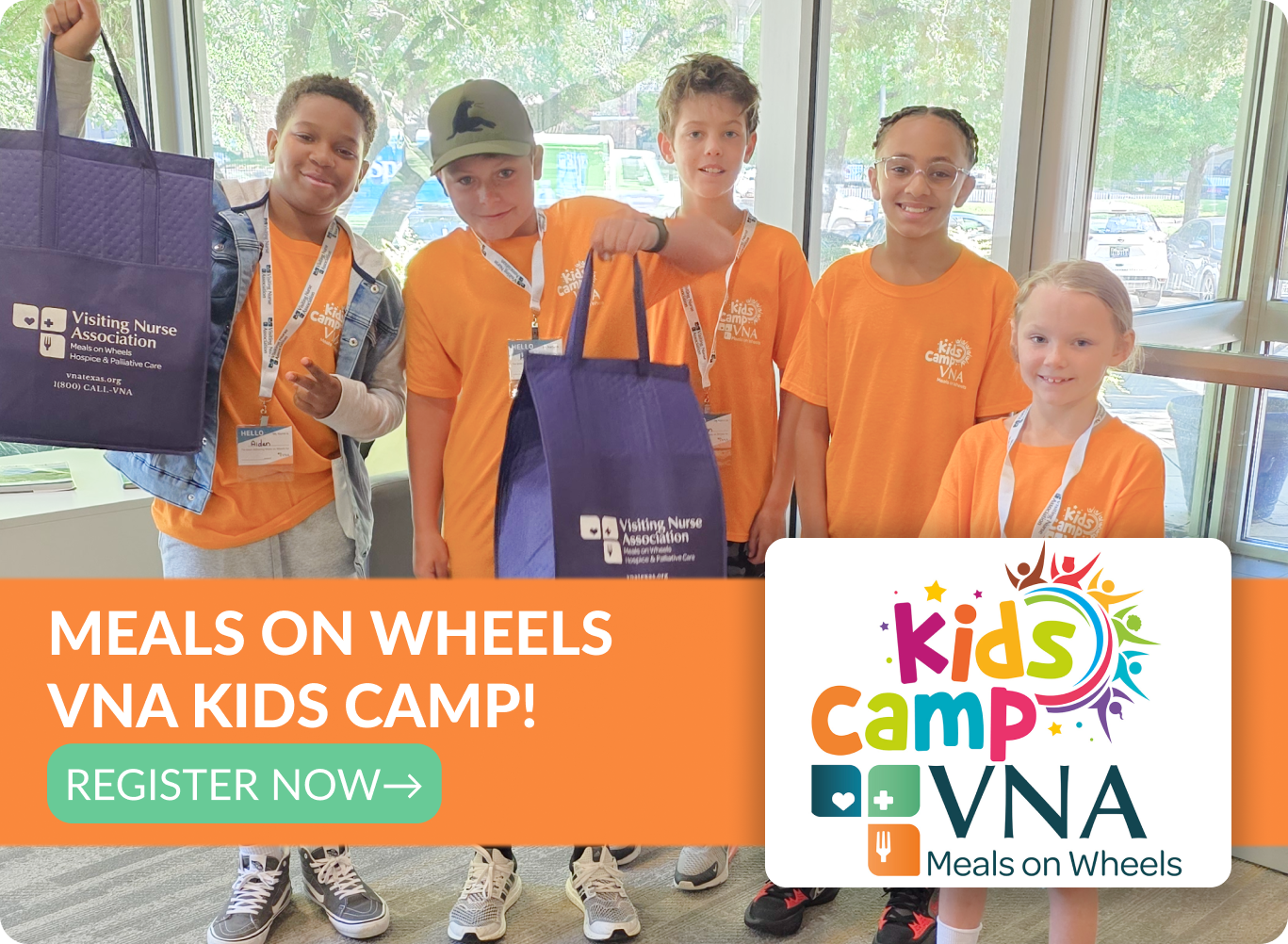 VNA Meals on Wheels Kids Camp