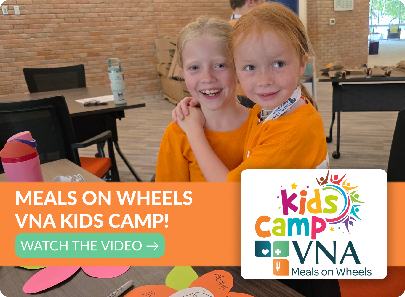 VNA Meals on Wheels Kids Camp - August 3-5