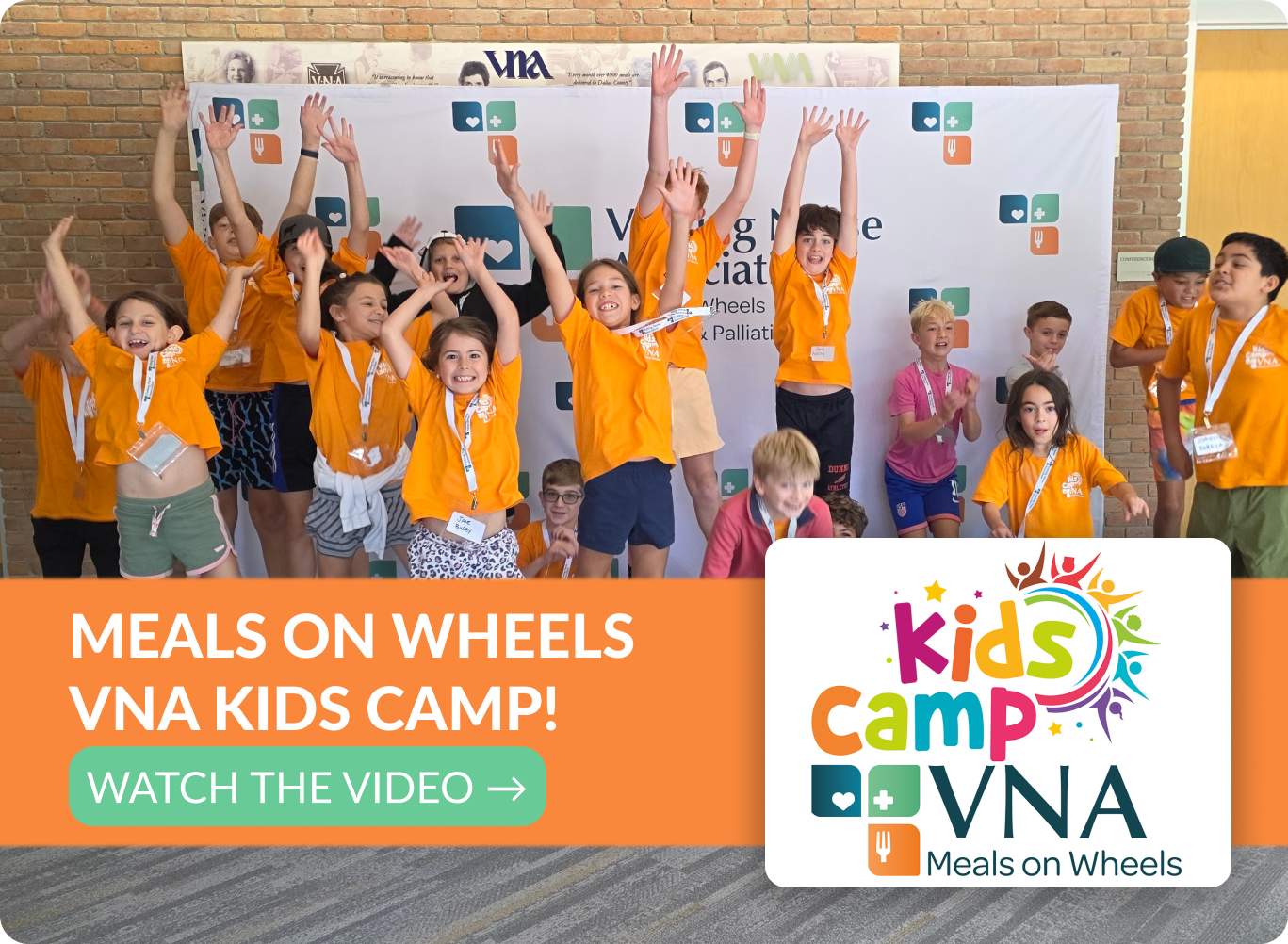 Watch the VNA Meals on Wheels Kids Camp Video